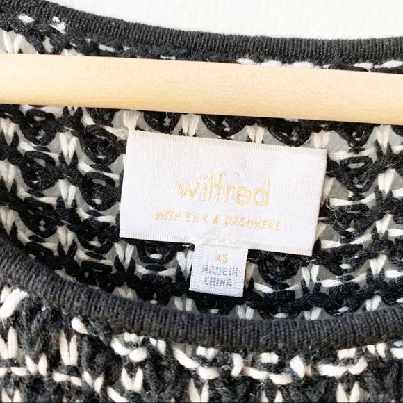 Aritzia Wilfred Papinou Knit Silk Cashmere Sweater - Picture 8 of 16